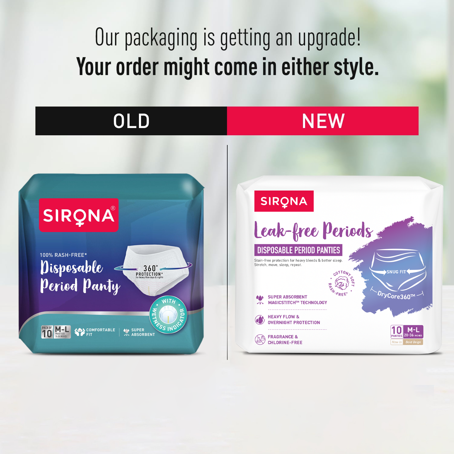 Disposable Period Panties for Women