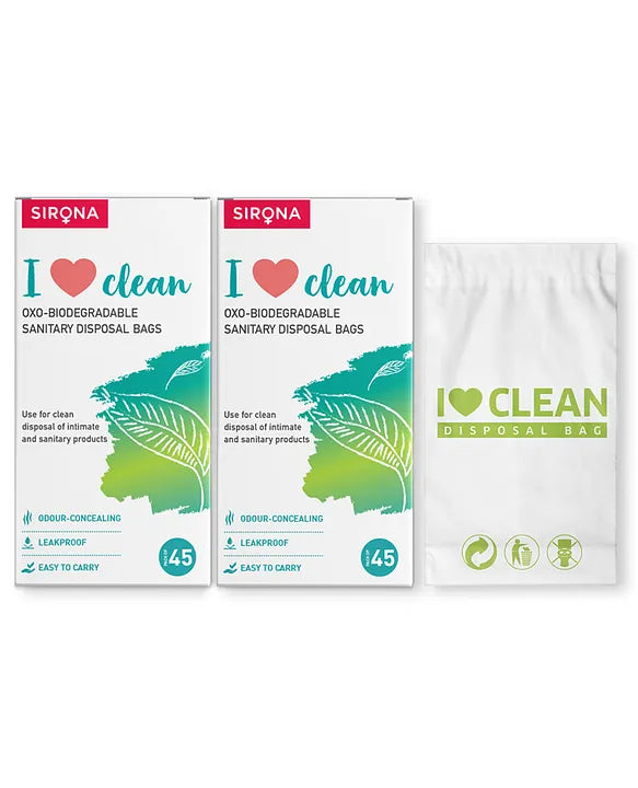 Sanitary and Diaper Disposal Bags (Pack of 90 Bags)
