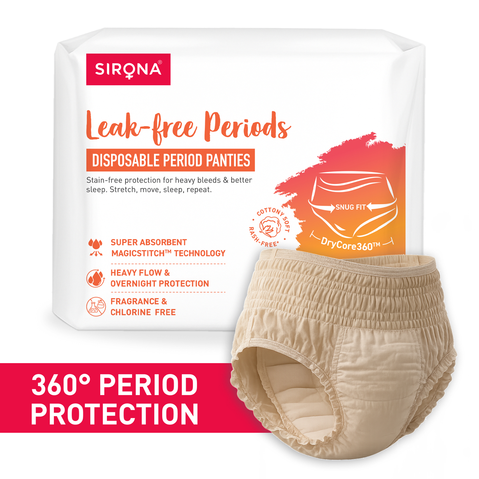 Disposable Period Panties for Women