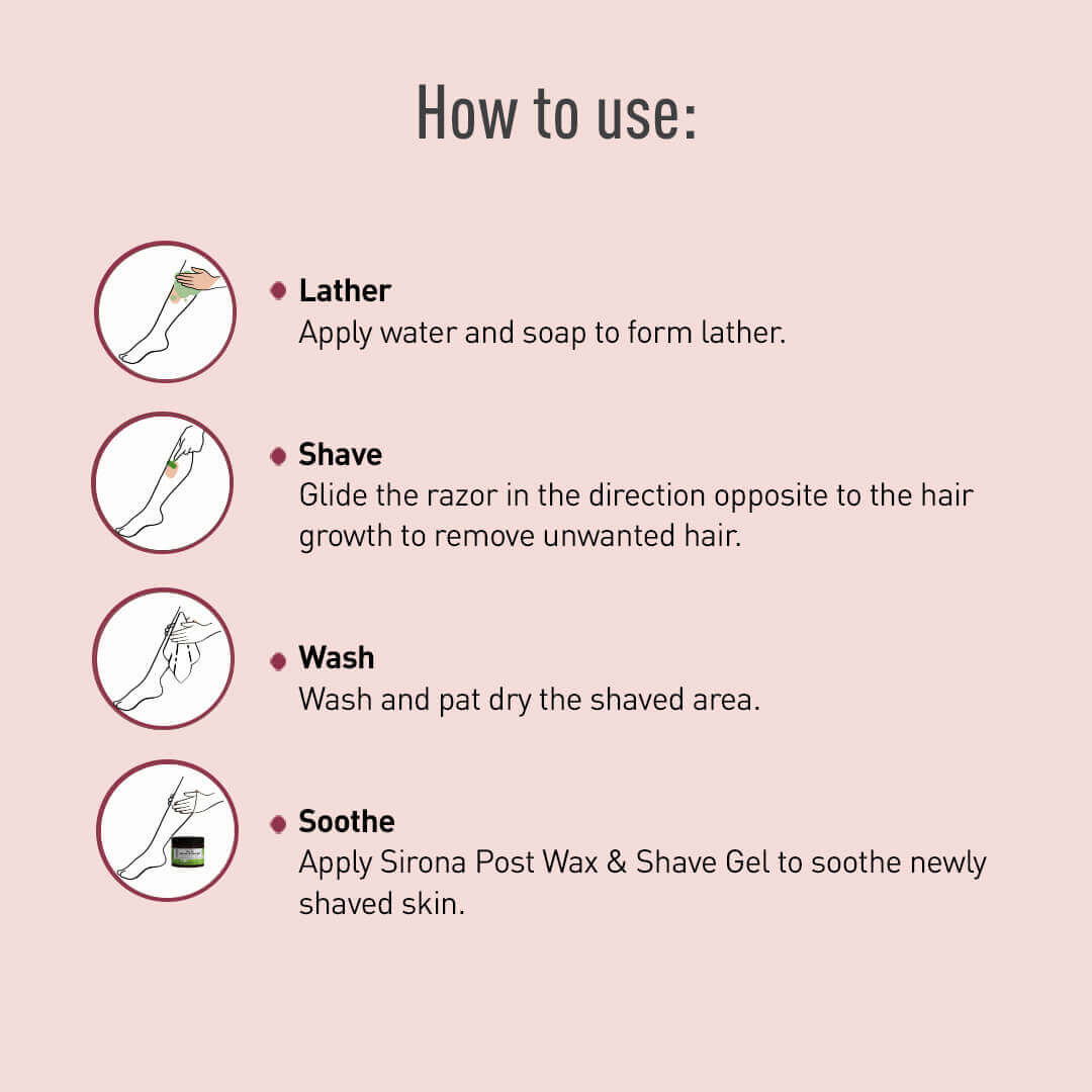 4 Blade Resuable Cartridge Razor (Pack of 1)