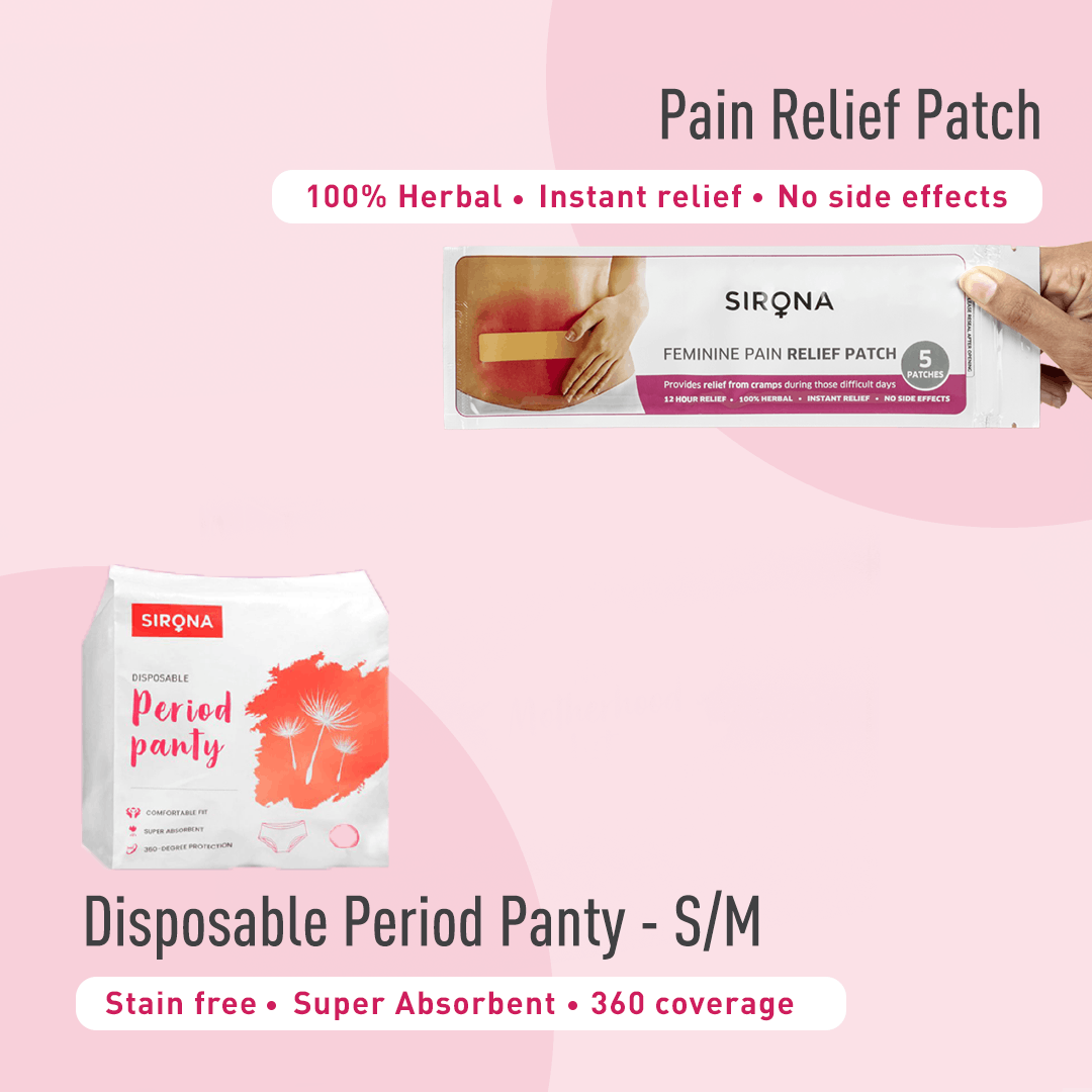 Disposable Period Panties for Women | Comfortable Fit, Super Absorbent, 360-Degree Protection, Leakproof, 12 Hour Protection - Pack of 5