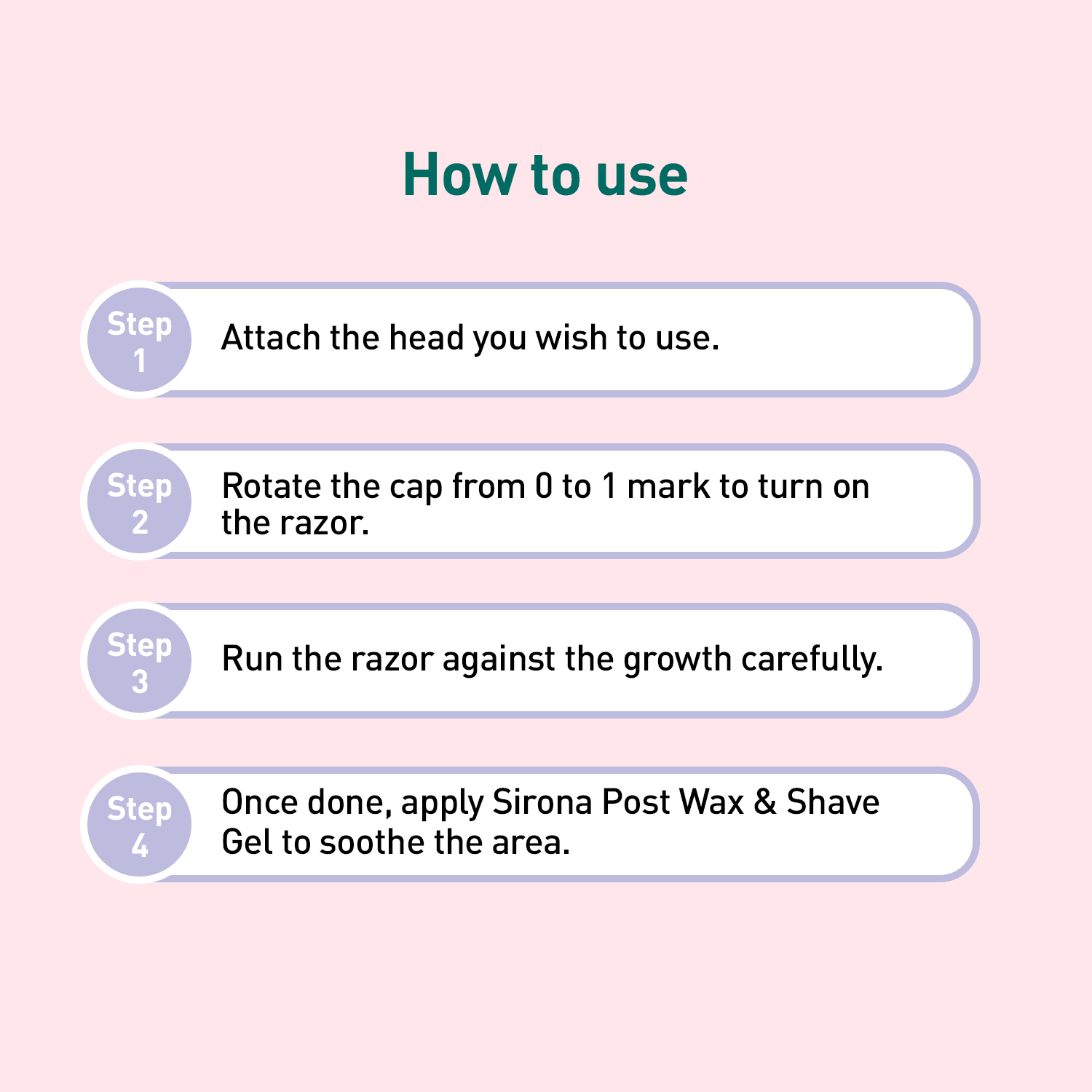 6 In 1 Electric Razor for Women