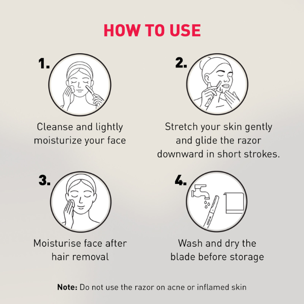 Blink and Glow Face Razor