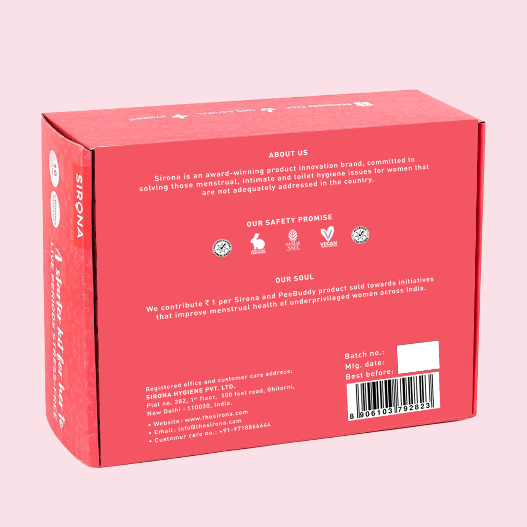 Disposable Period Panties for Women | Comfortable Fit, Super Absorbent, 360-Degree Protection, Leakproof, 12 Hour Protection - Pack of 5
