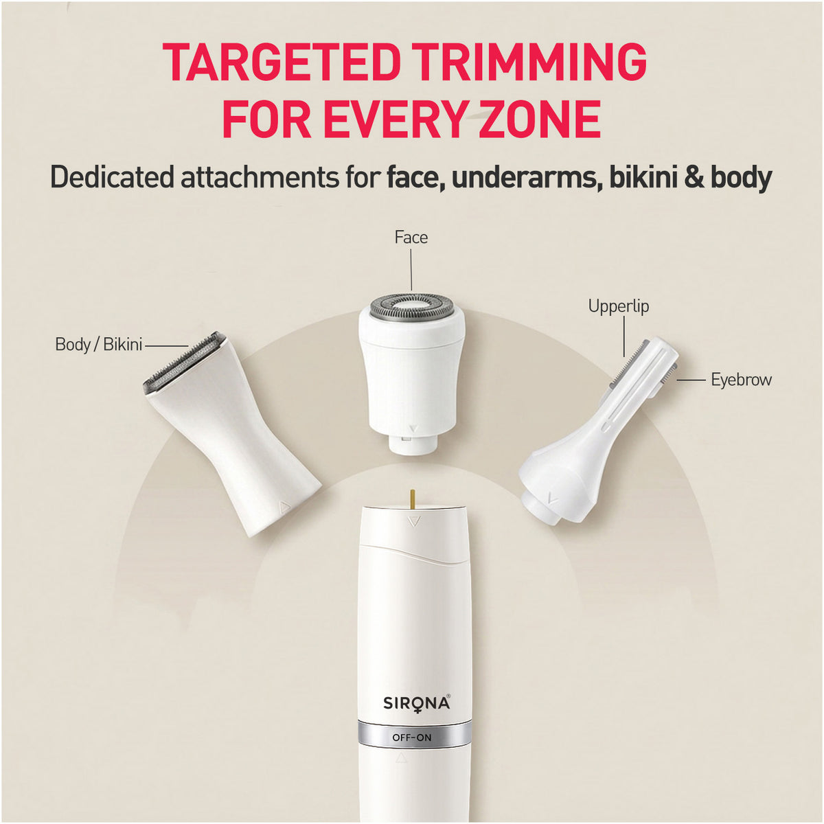 6 In 1 Electric Razor for Women
