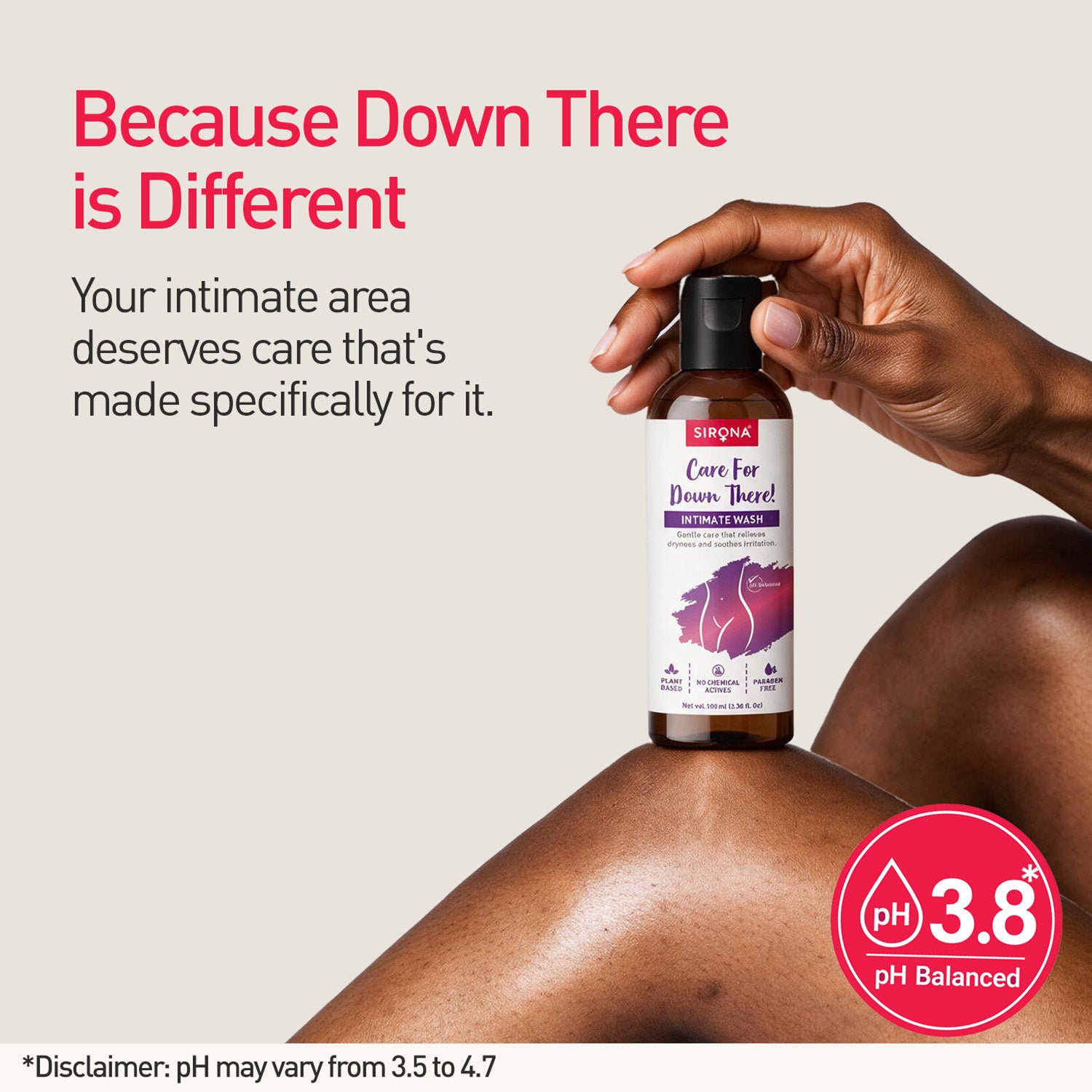 Natural pH-balanced Intimate Wash (100 ML)