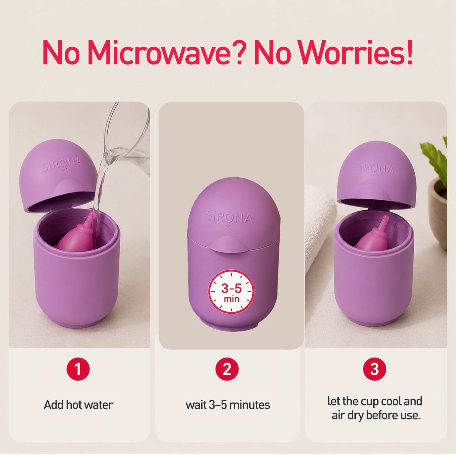 Menstrual Disc | Portable Sterilizer Combo