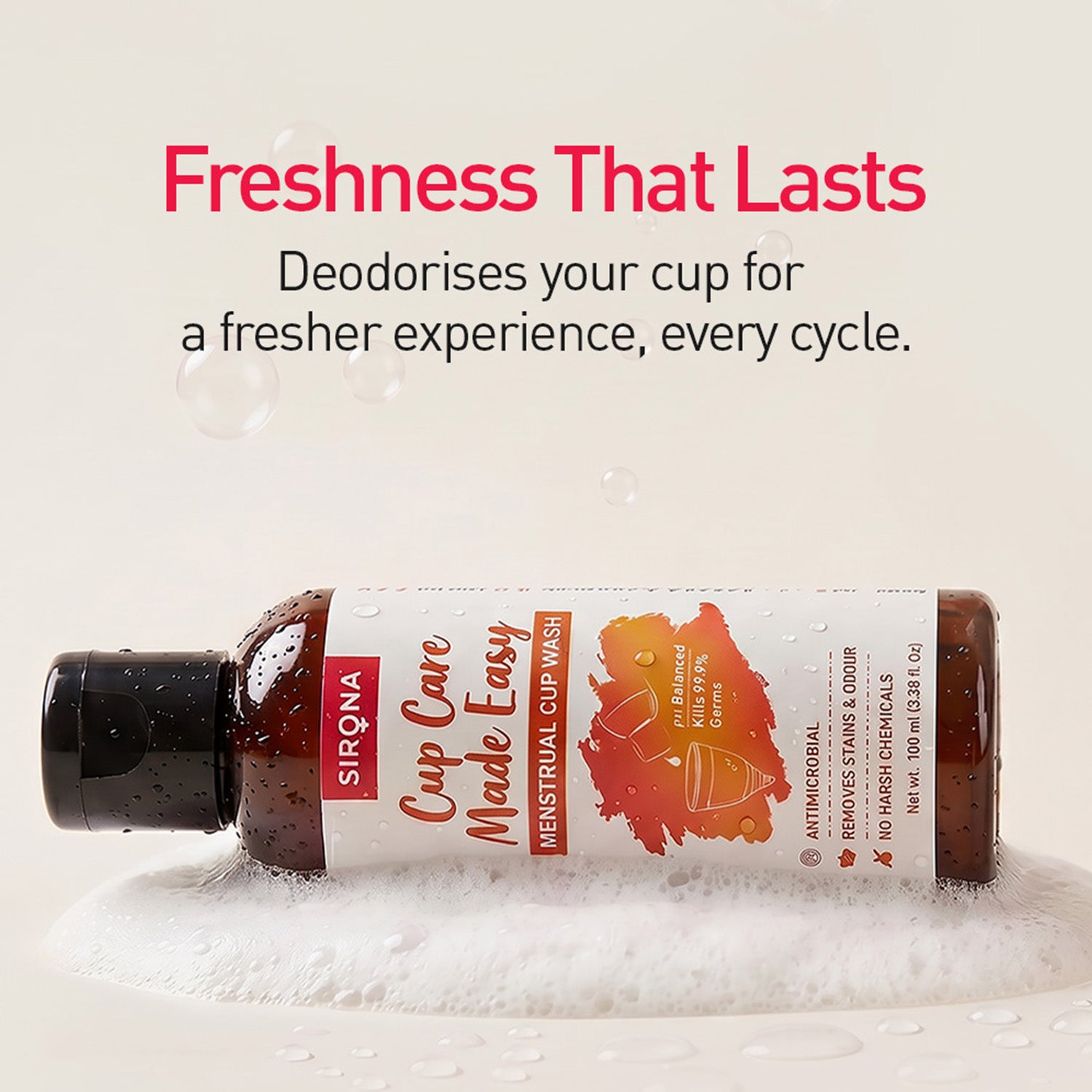 Natural Menstrual Cup Wash – 100 ml