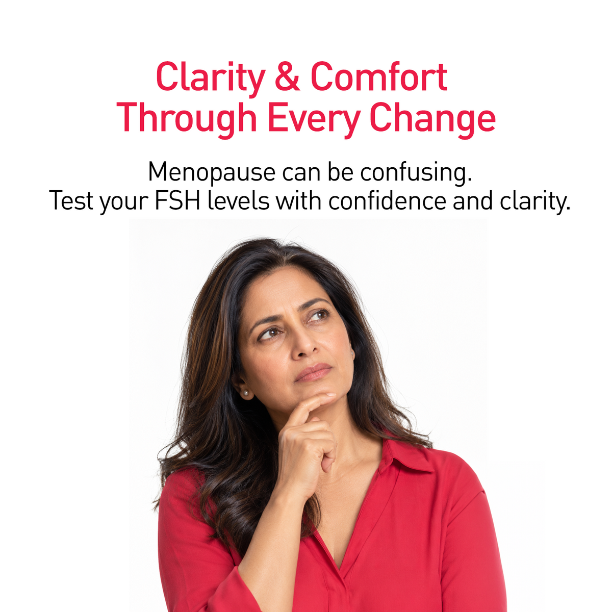Sirona Menopause Test Kit – 99% Accurate Midstream Urine FSH Detection, 3 Tests per Kit