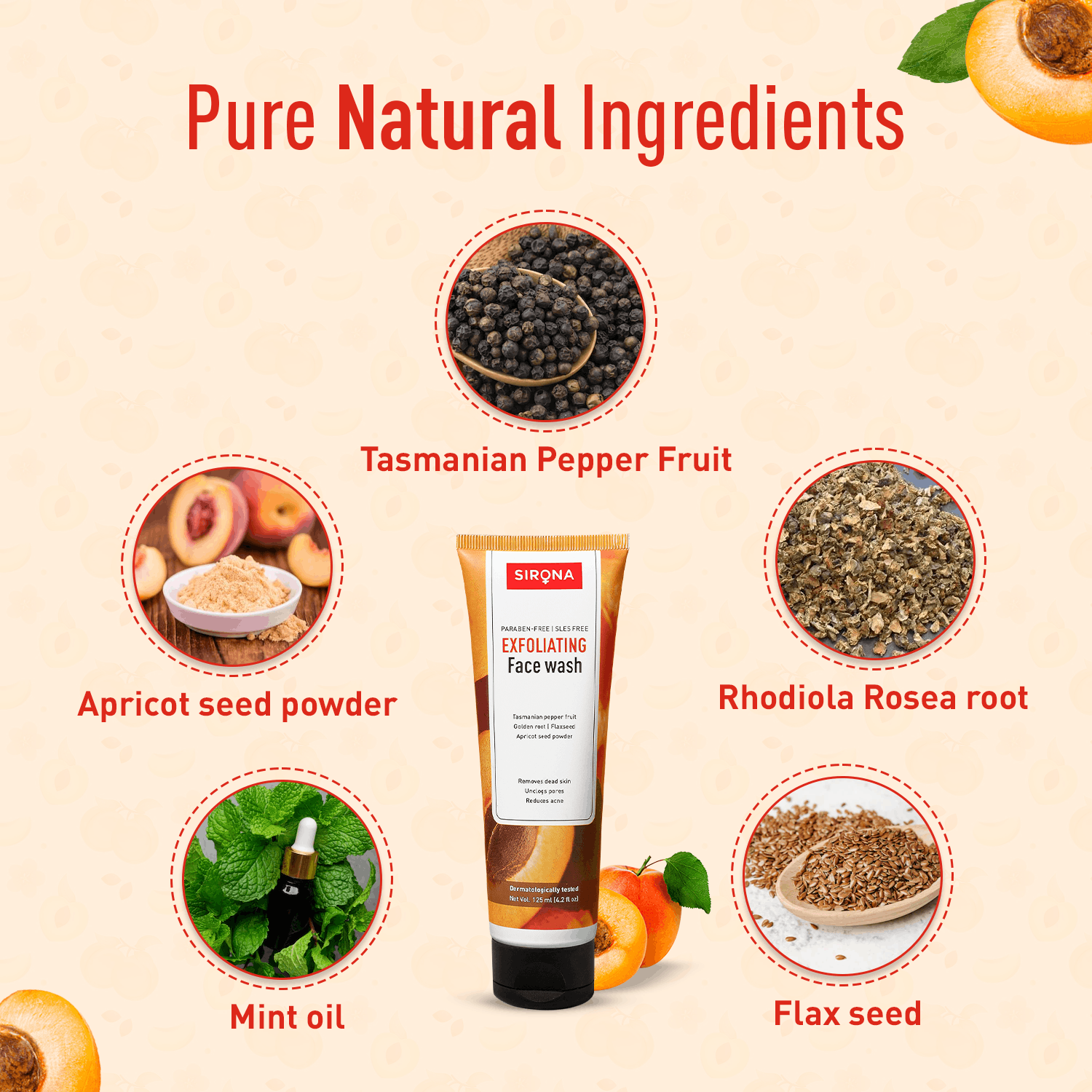 Exfoliating Face Wash (1 Pack of 125 ml)