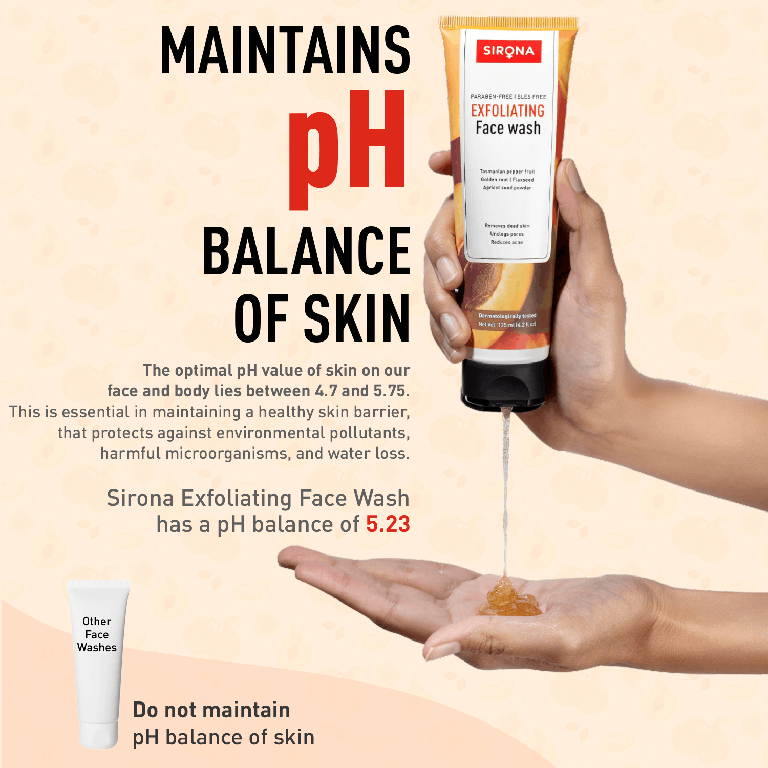 Exfoliating Face Wash (1 Pack of 125 ml)