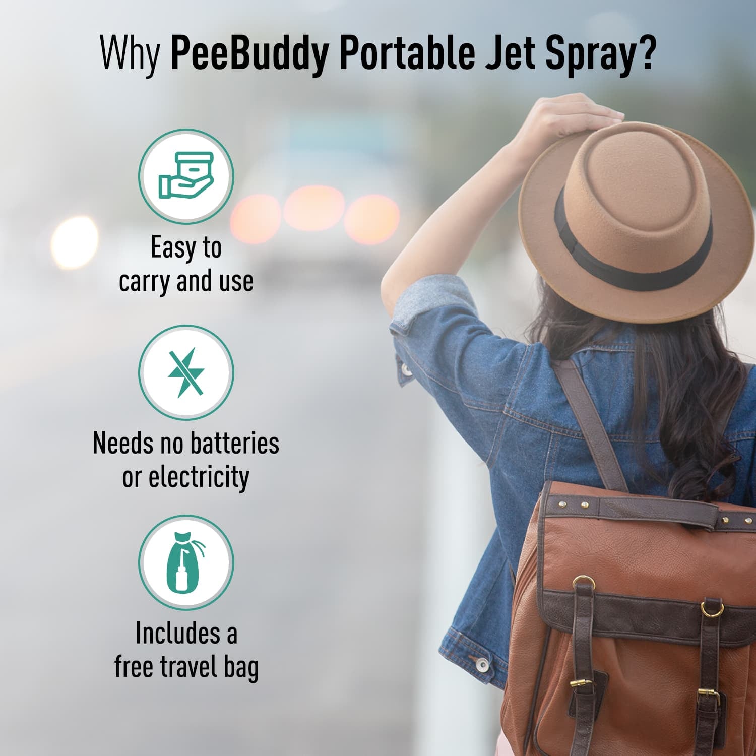 PeeBuddy Portable Jet Spray - 350ml Volume