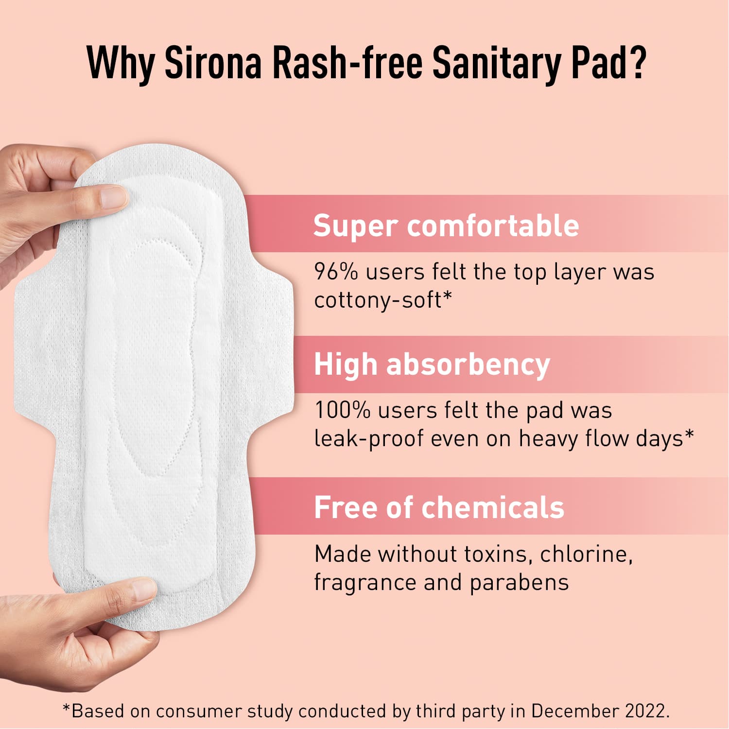 100% Rash Free XL Sanitary Pads For Heavy Flow
