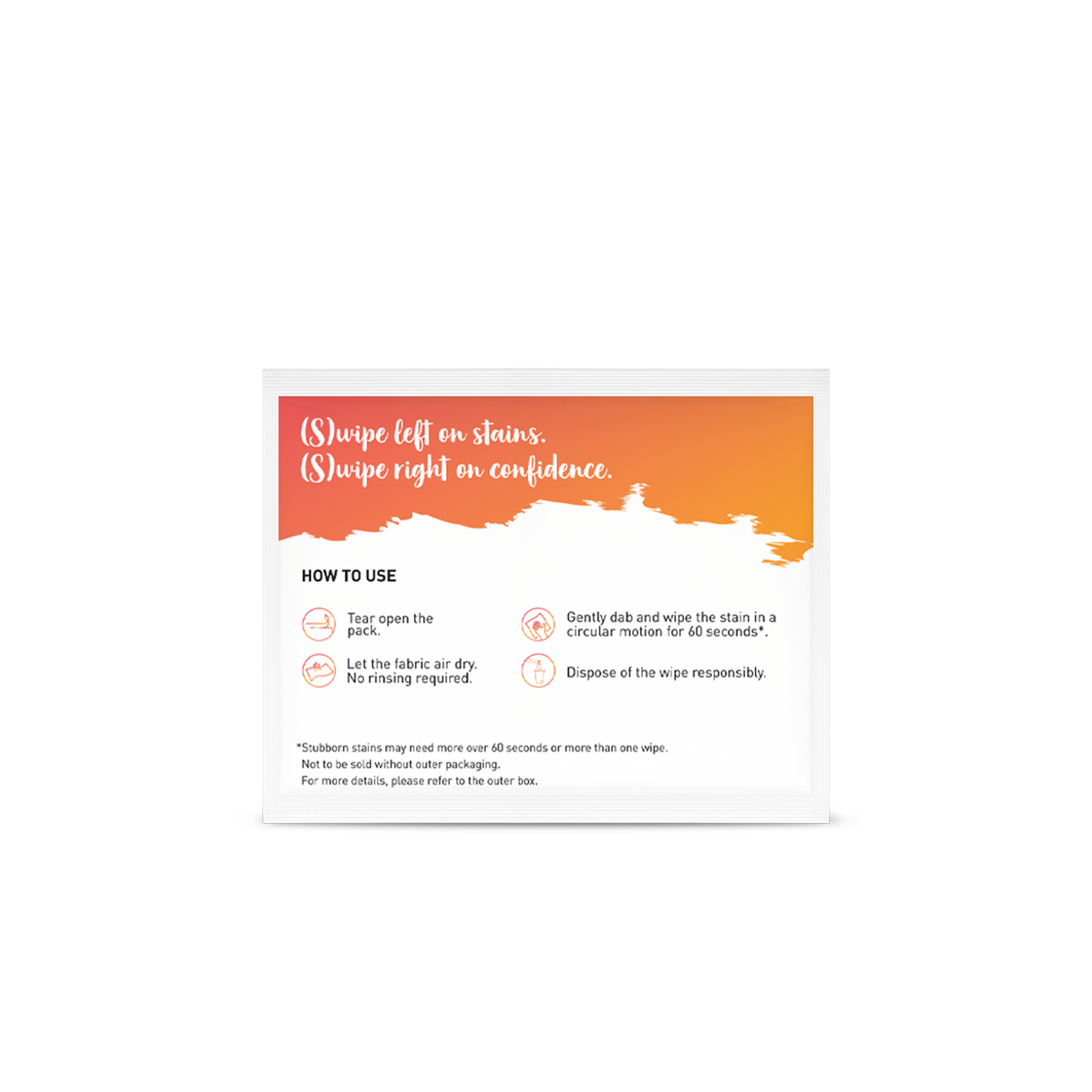 Period Stain Remover Wipes - Pack of 10