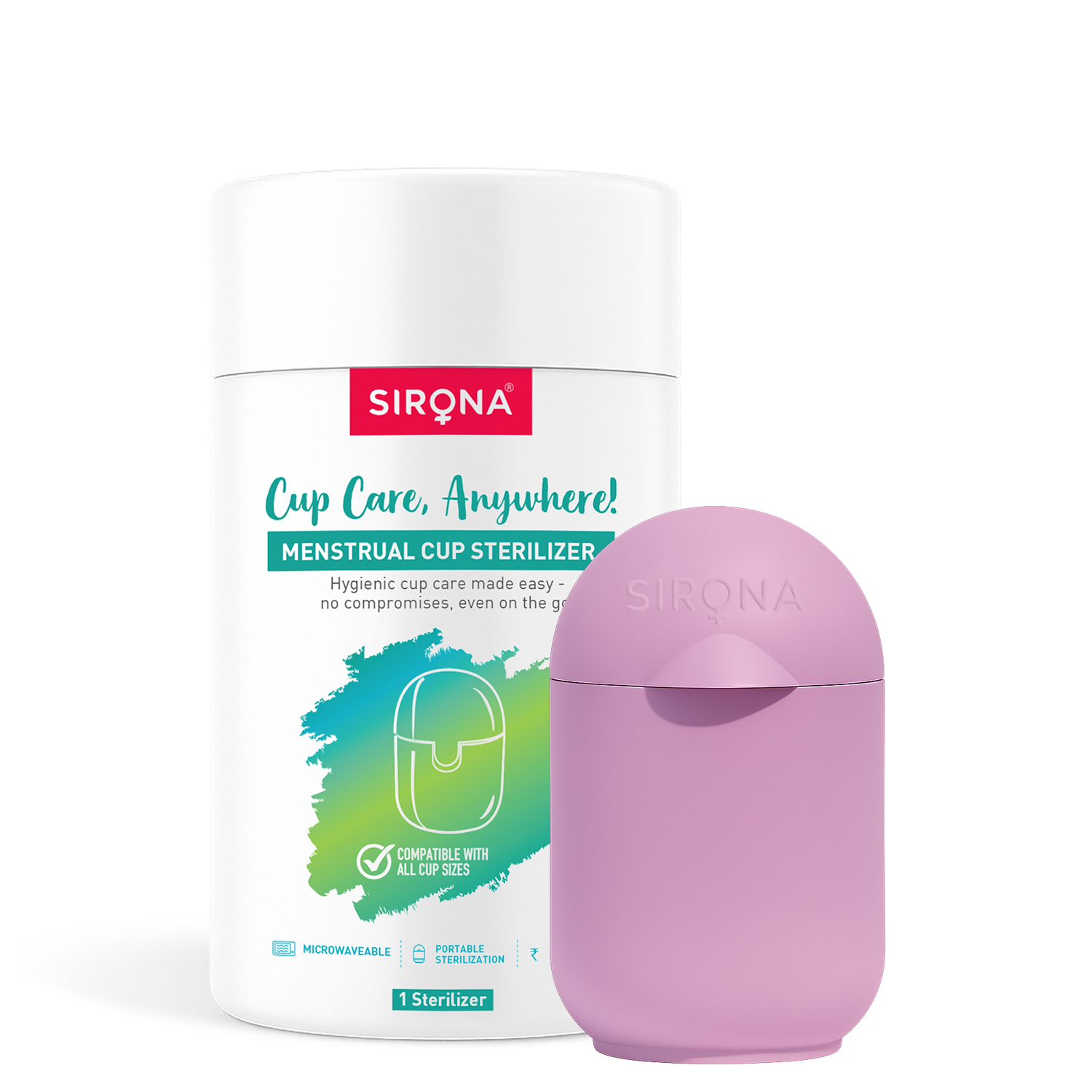 Portable and Microwavable Menstrual Cup Sterilizer