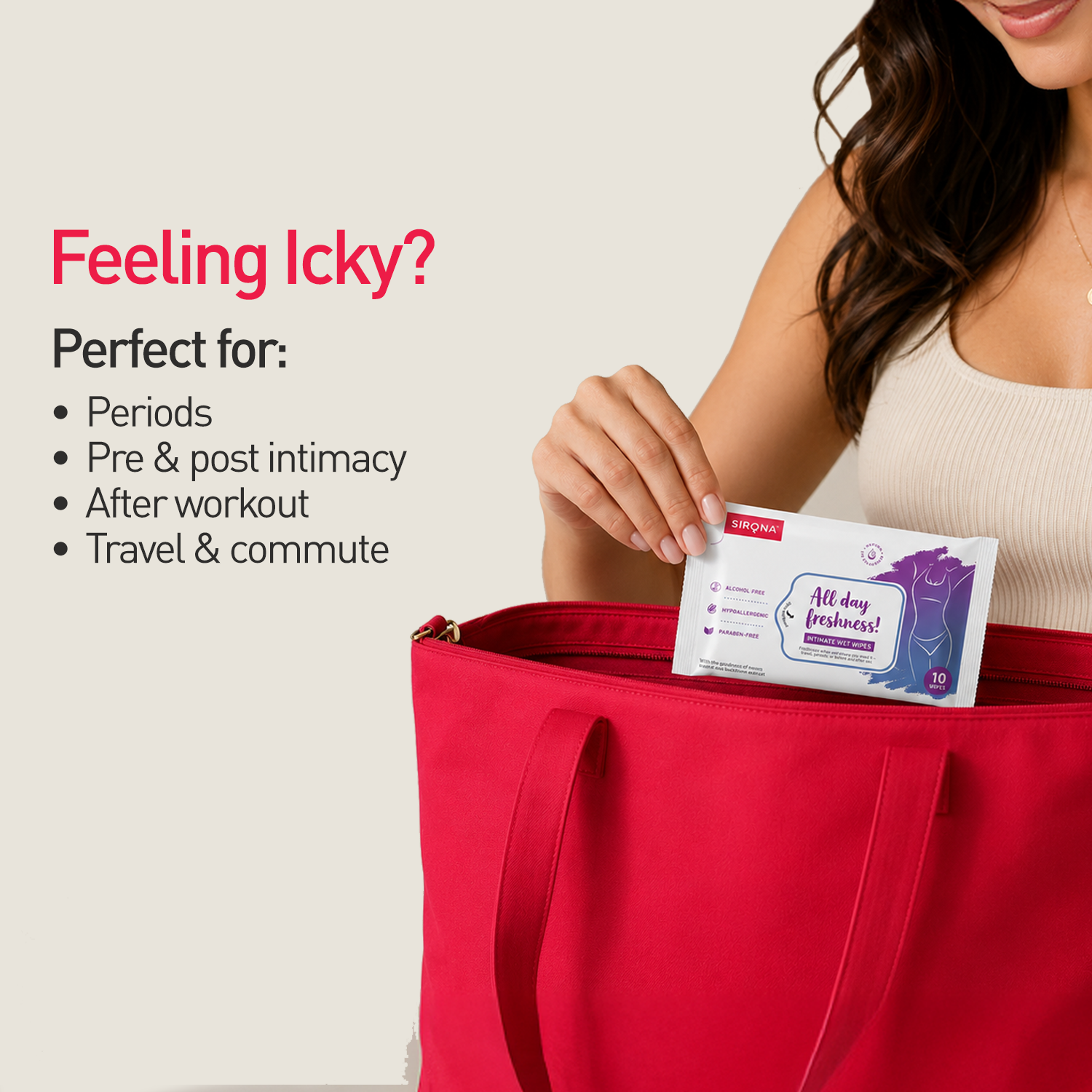 Intimate Wet Wipes (Pack of 20 Wipes)