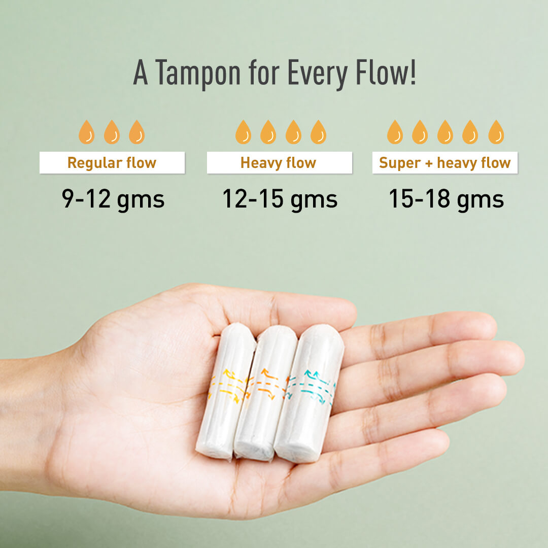 Sirona FDA Approved Natural Biodegradable Tampons - For Heavy Flow | Made in Europe | Safe to use | Highly Absorbent | Ultra Soft