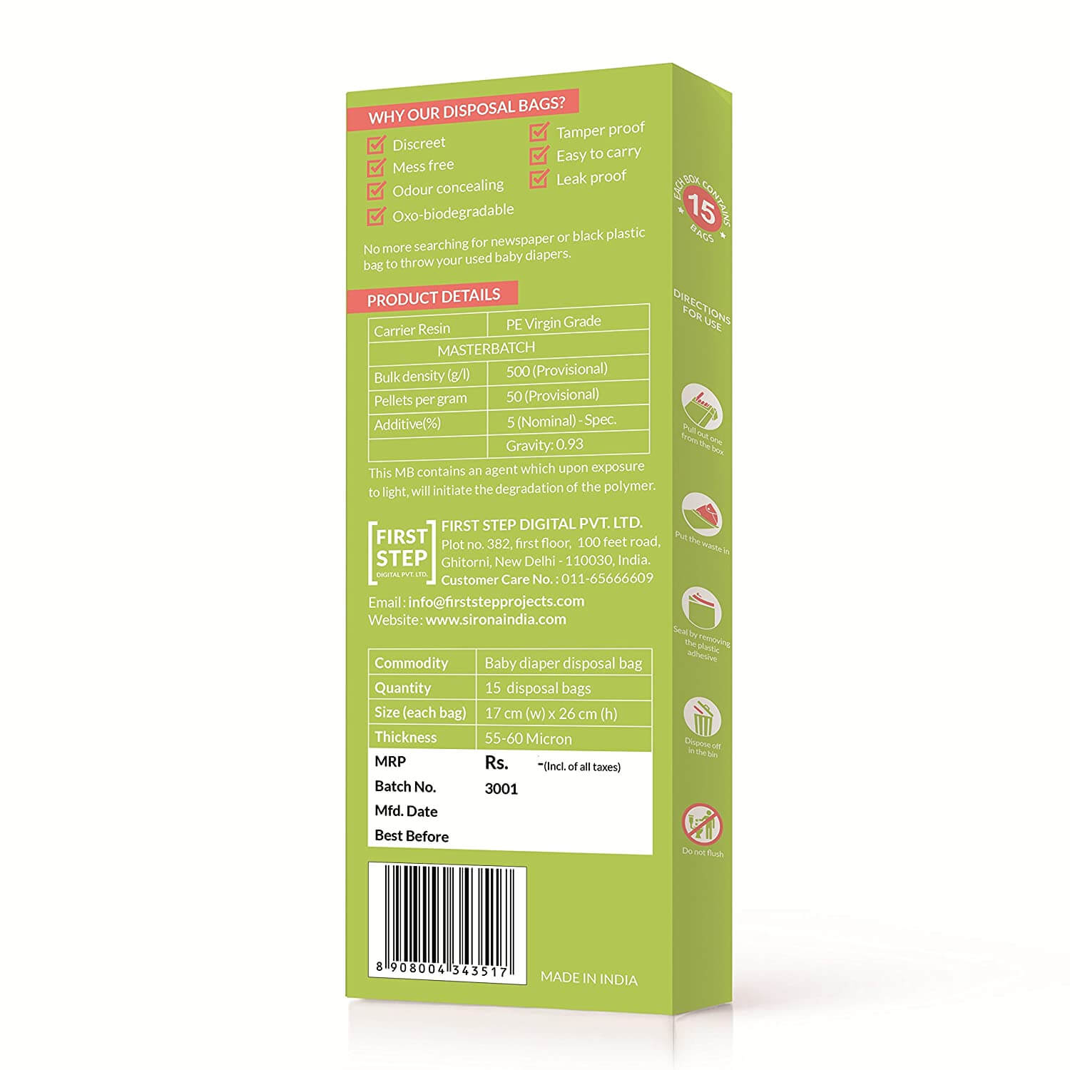 BodyGuard Baby Diaper Disposal Bags