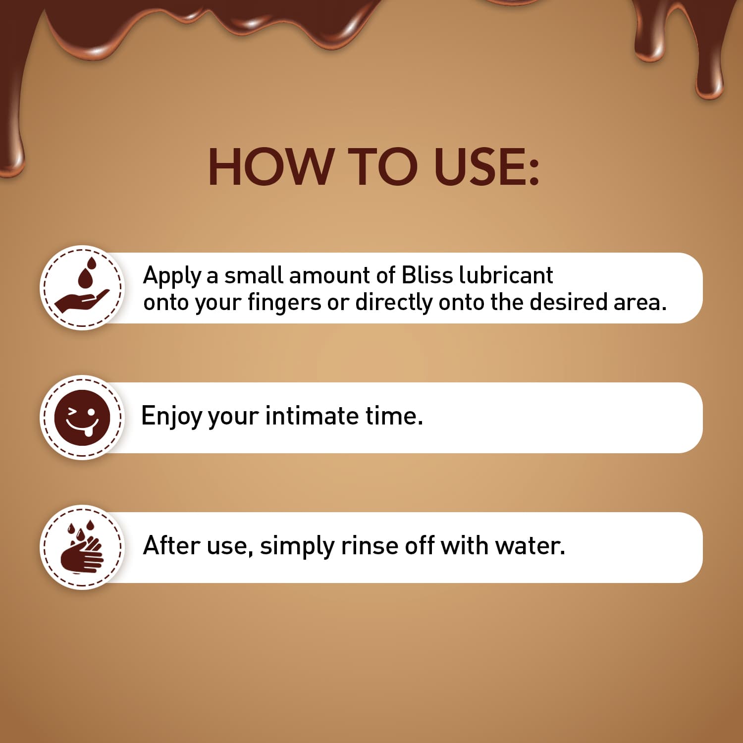 Bleu Bliss Lubricant - Chocolate Flavour | 100% Water-based Lube | Aloe Vera & Cucumber Extracts | Paraben-free | No harsh chemicals - 50ml