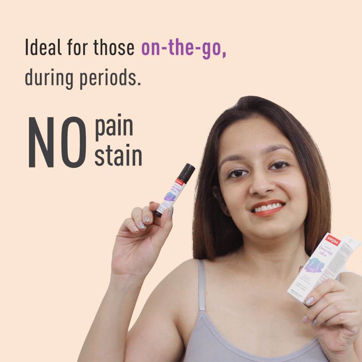 Feminine Cramp Relief Roll On for Women- 9ml