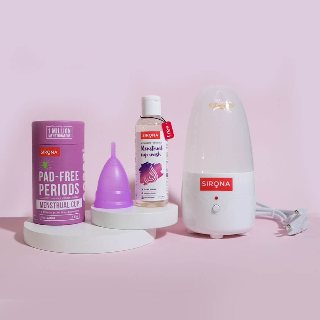 Menstrual Cup Life Combo- FREE Cup Wash