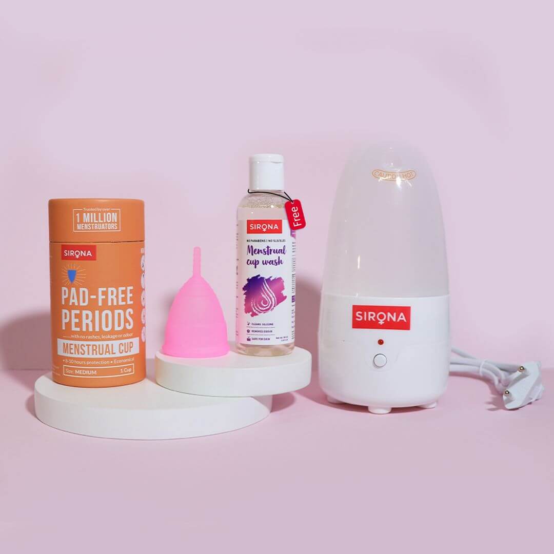 Menstrual Cup Life Combo- FREE Cup Wash