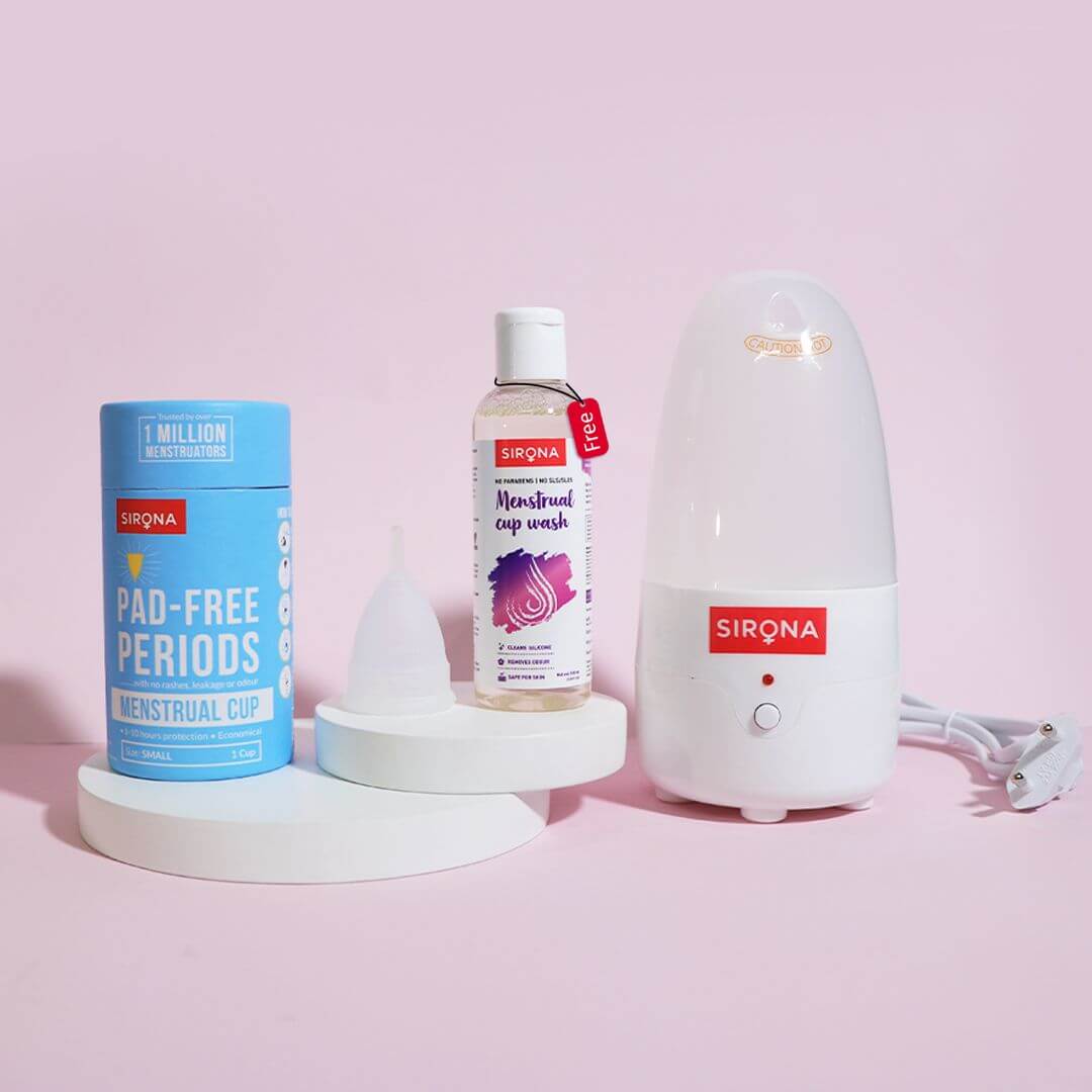 Menstrual Cup Life Combo- FREE Cup Wash