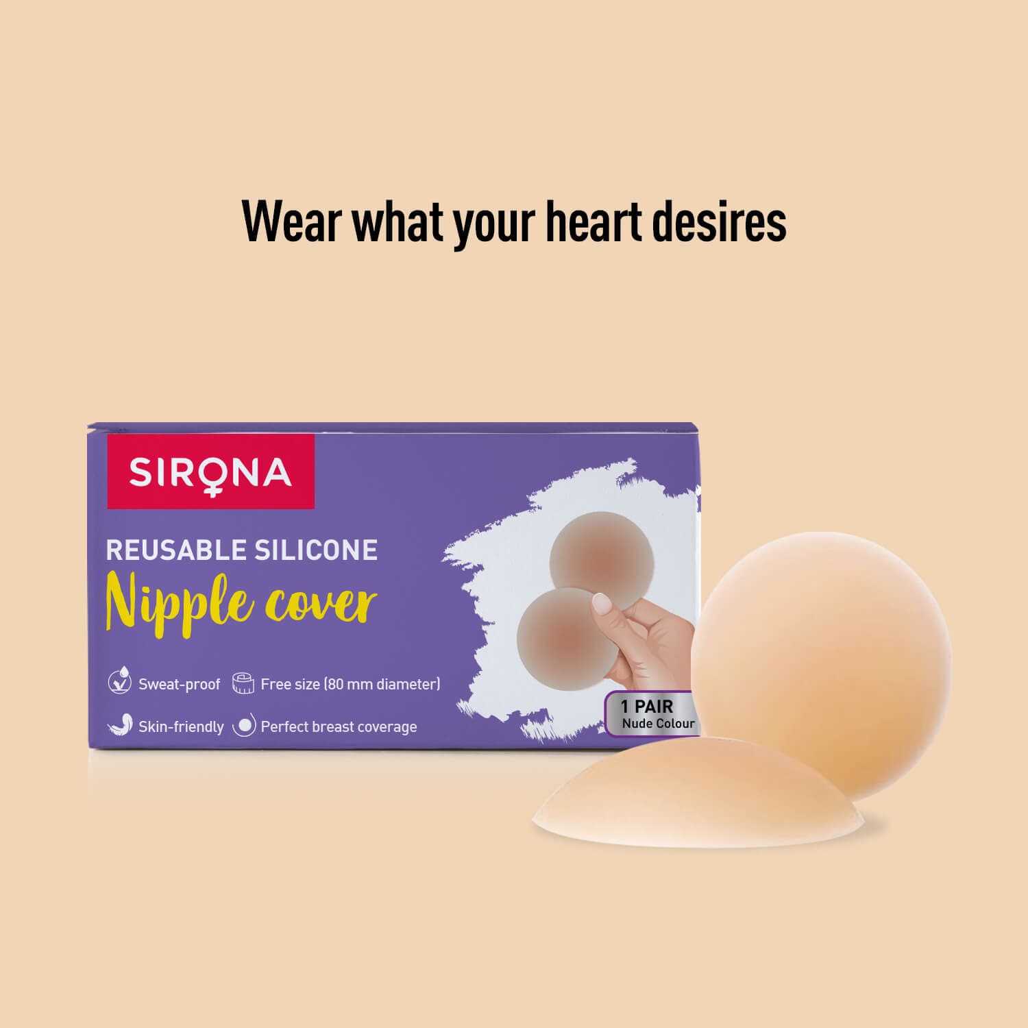Reusable Silicone Nipple Cover for Women