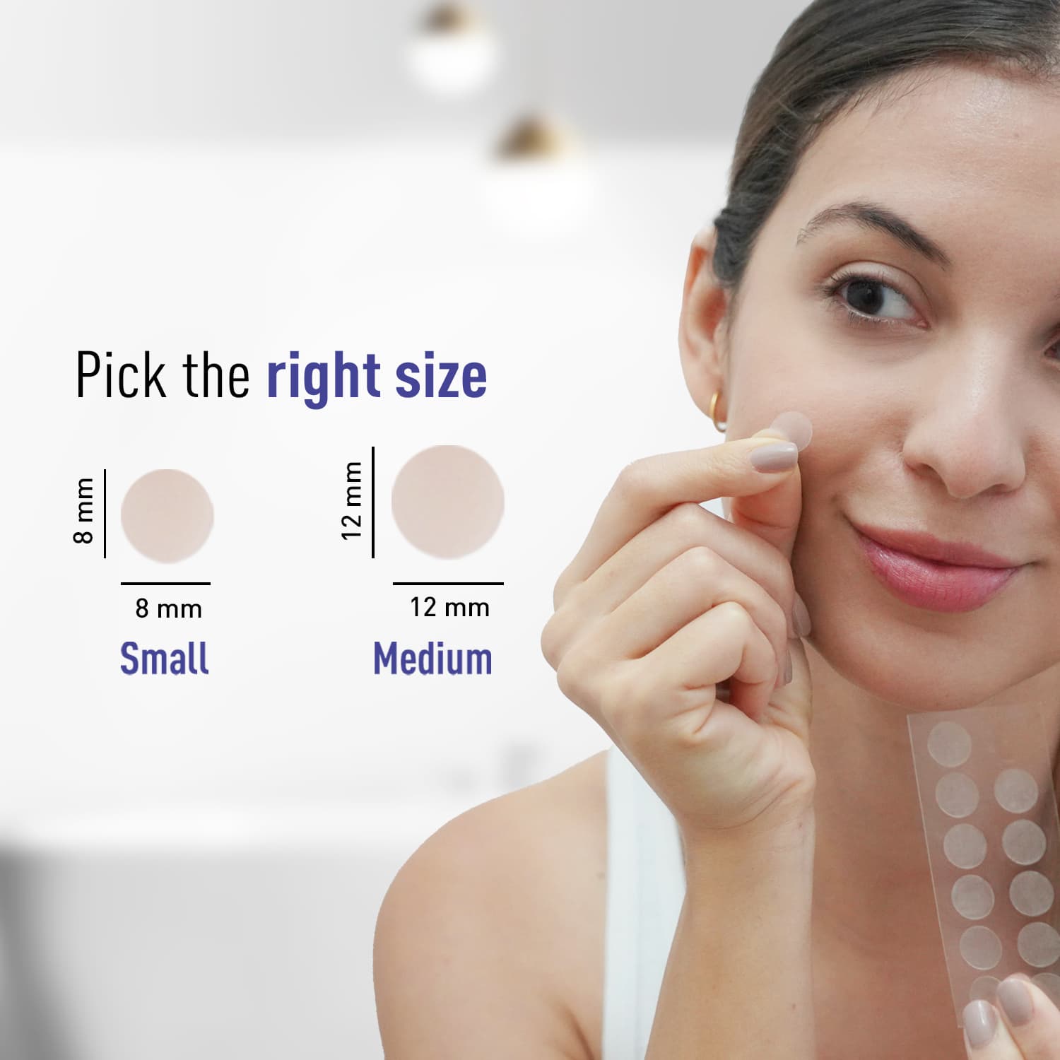 Anti Acne Pimple Patch For Face | Salicylic & Hydrocolloid Patches | Invisible, Concealable, Waterproof | All Skin Types | 36 patches | 2 sizes
