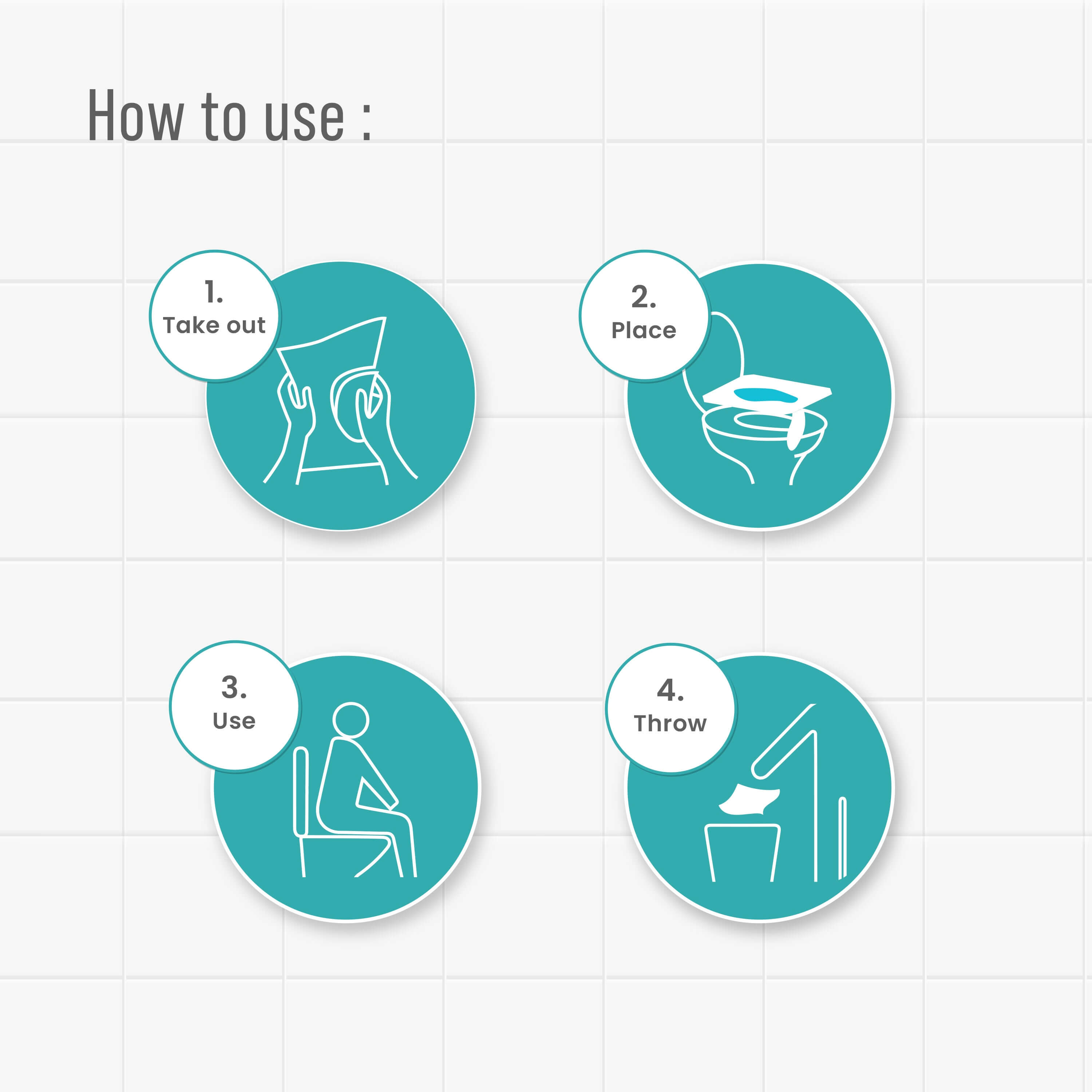 PeeBuddy Disposable Toilet Seat Covers