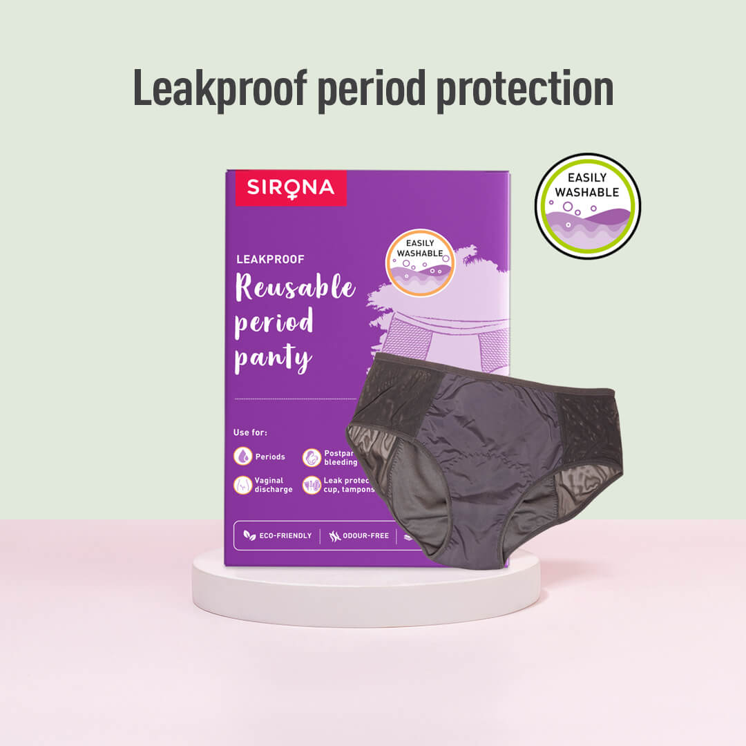 Reusable Period Panty for Women | Manage Heavy Flow, Leakproof, For Postpartum Bleeding & Vaginal Discharge (Pack of 1)