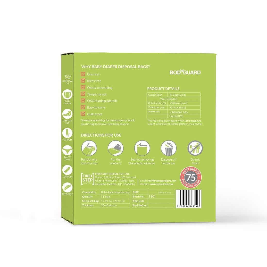 BodyGuard Baby Diaper Disposal Bags