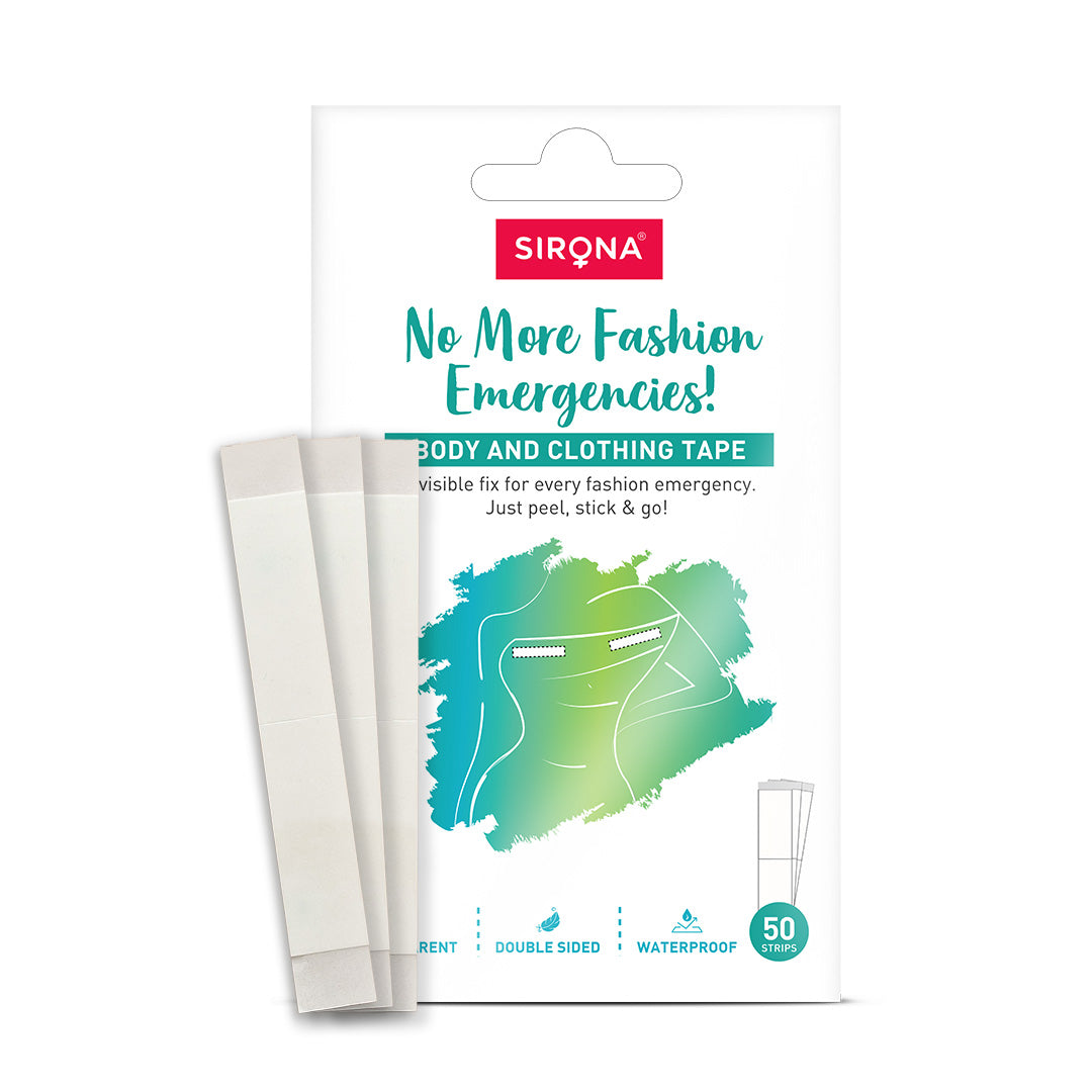 Buy Sirona Transparent Clothing Tape – Sirona Hygiene Private Limited