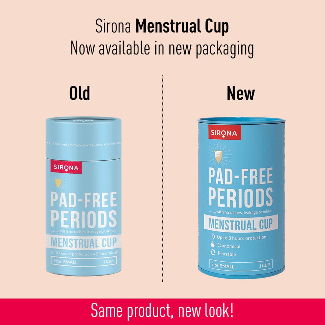 Sirona Reusable Menstrual Cup with Pouch