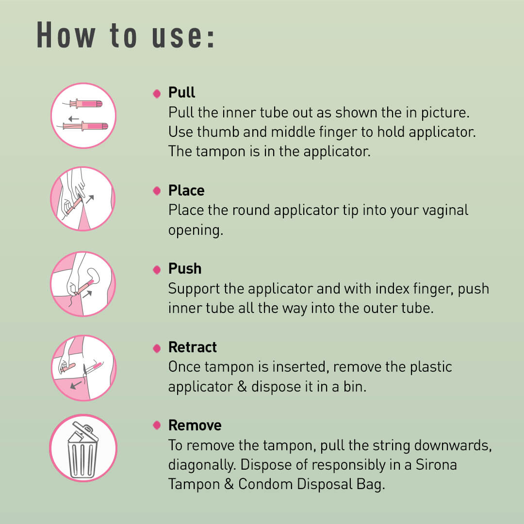 Sirona Applicator Tampons for Super Plus Heavy Flow, Ultra Soft Tampons, Leakage Proof, BPA Free, FDA Approved - (16 Pcs)