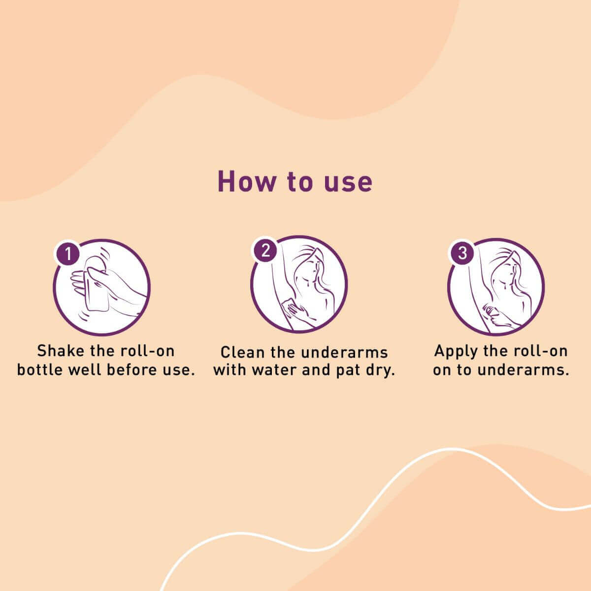 Sirona Underarm Deodorant Roll On with Prebiotics, Controls Body Odour, 48 hour Fragrance Retention, Alcohol Free - 50ml
