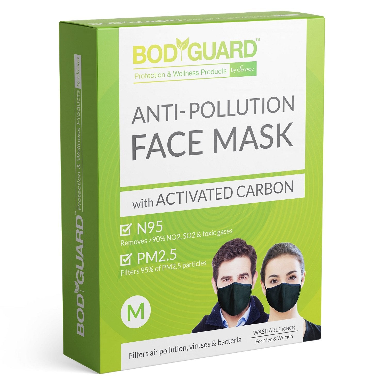 BodyGuard N95 + PM2.5 Reusable Pollution Mask - Pee Buddy