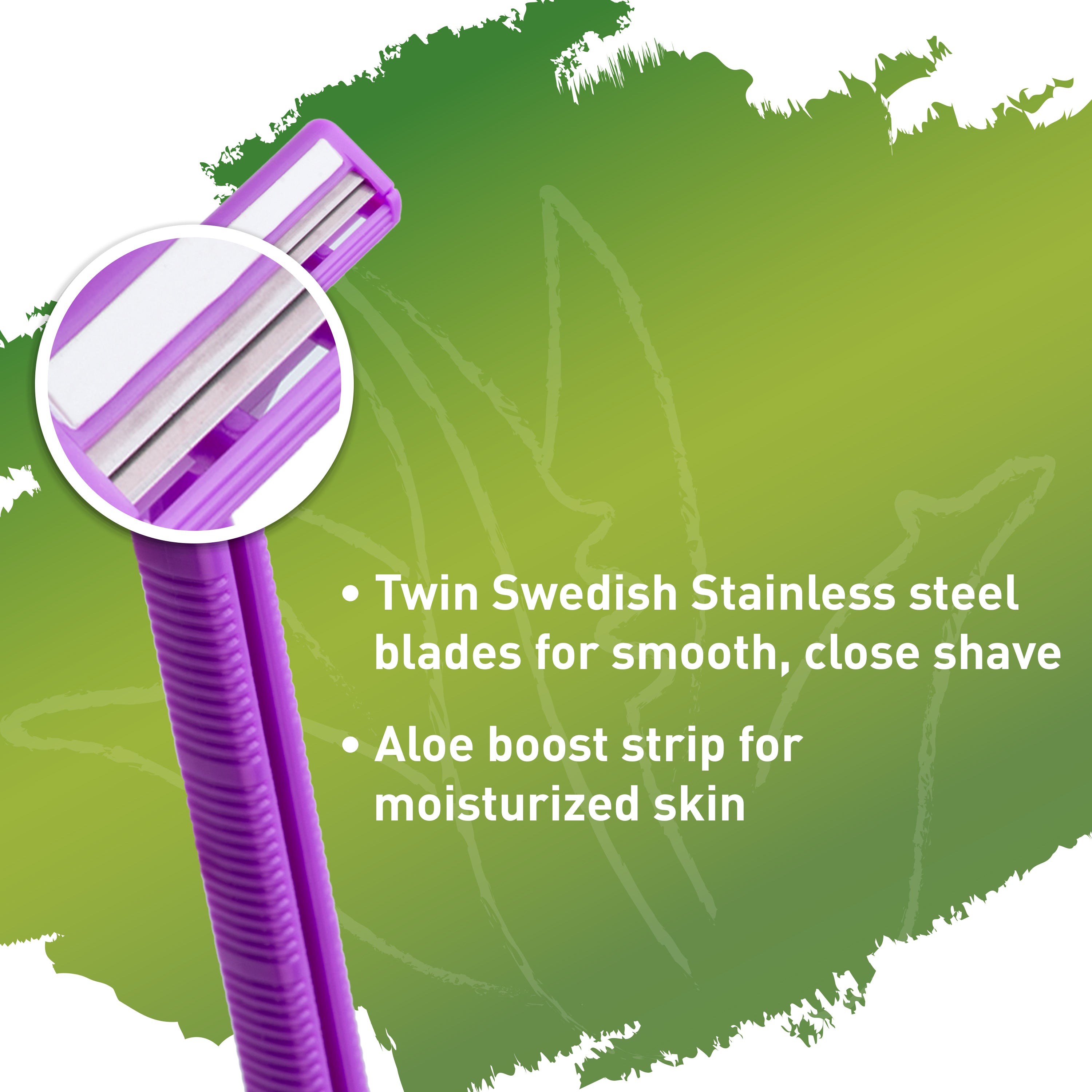 Aloe Boost Twin Blade Disposable Razor