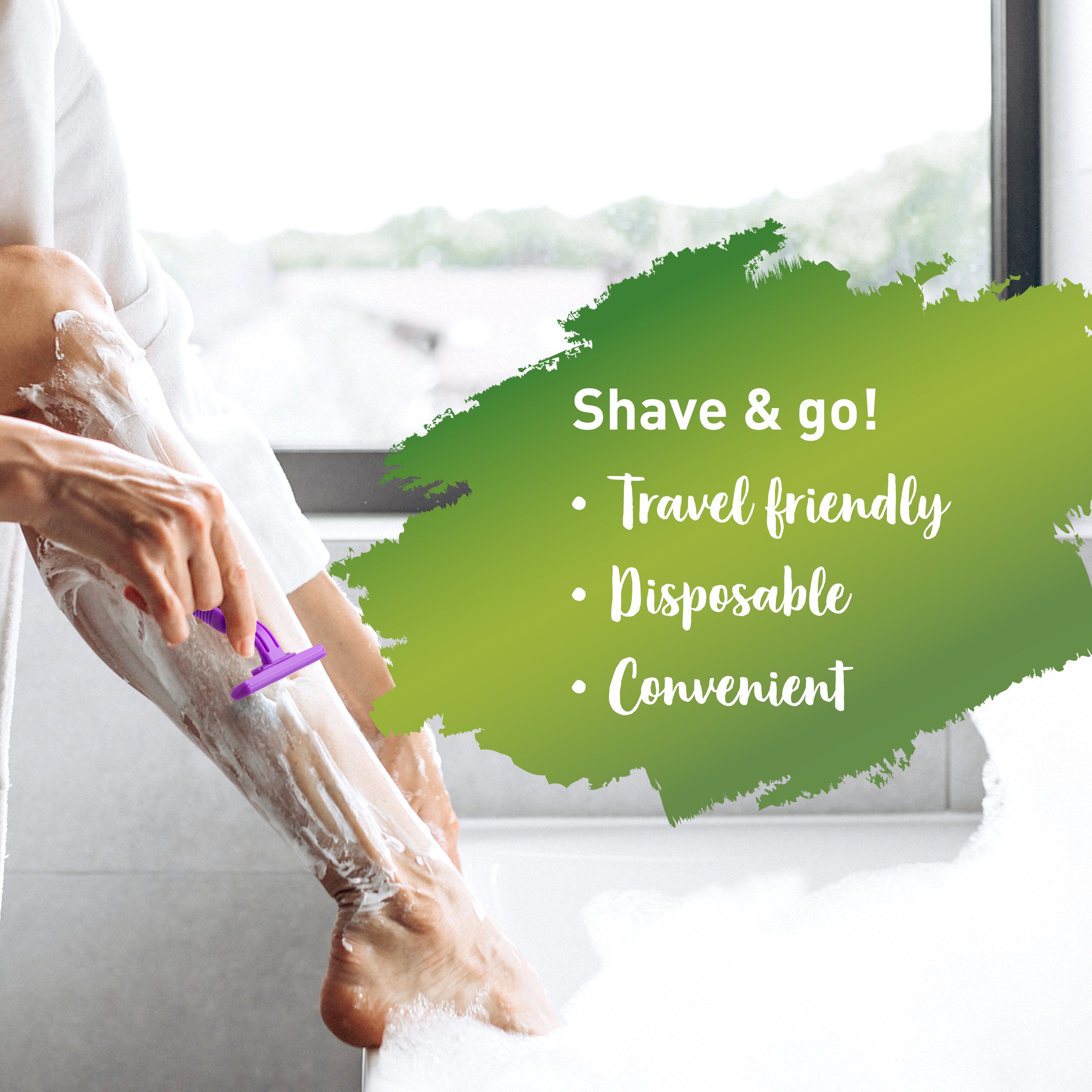 Sirona Aloe Boost Twin Blade Disposable Razor
