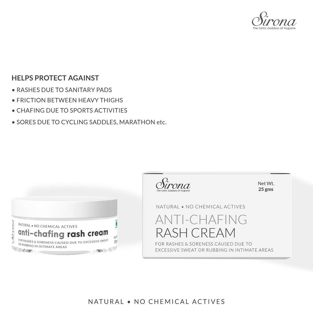 Sirona Anti-Chafing Rash Cream - 25 gm - Pee Buddy