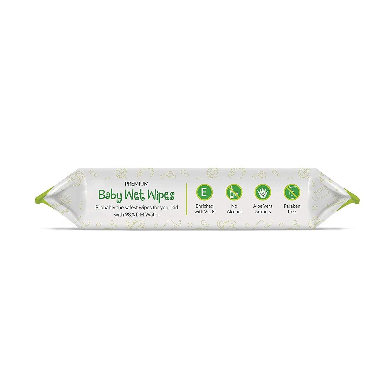 BodyGuard Baby Wet Wipes with Aloe Vera - 72 Wipes - Pee Buddy