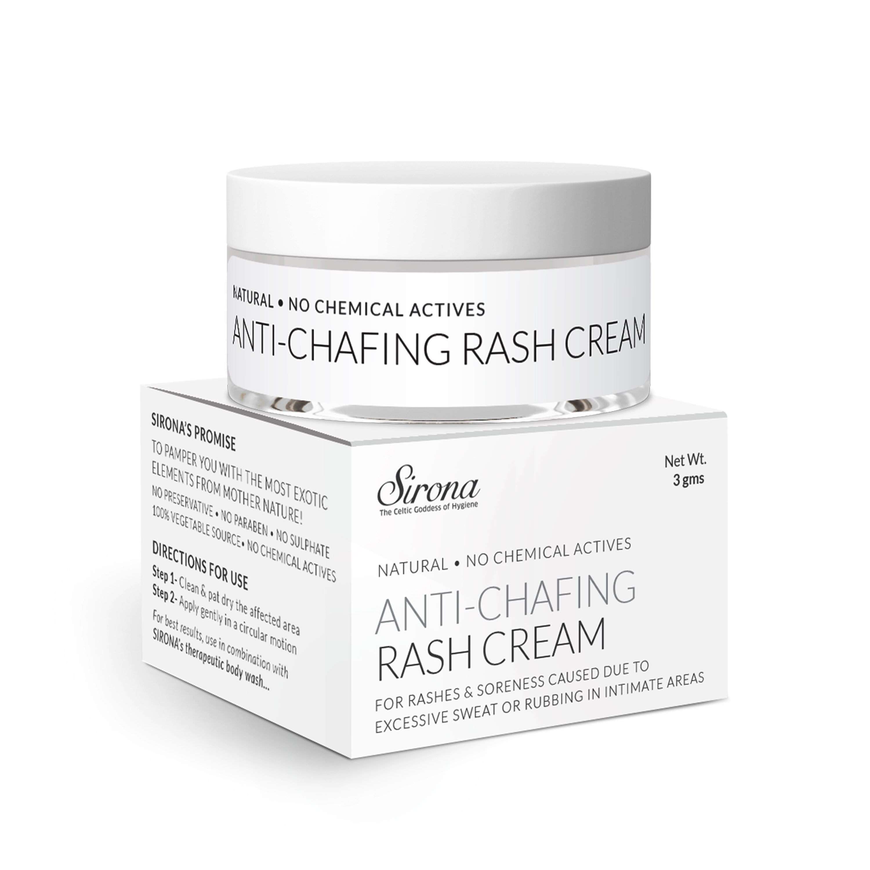 Sirona Anti-Chafing Rash Cream