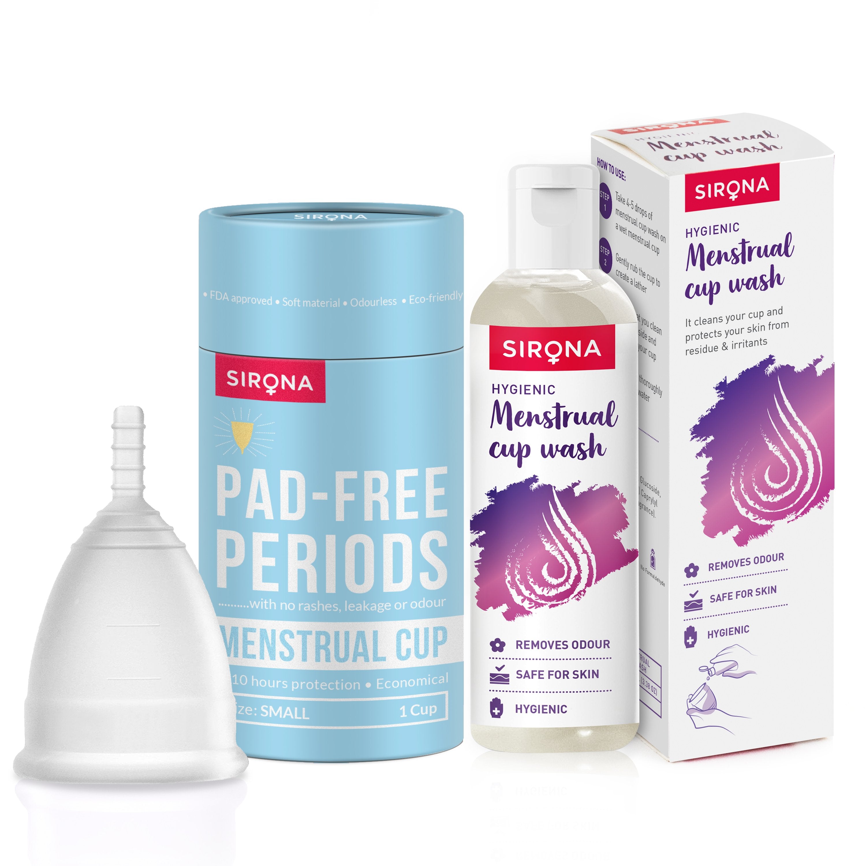 Sustainable Menstruation Kit – Small/Medium/Large