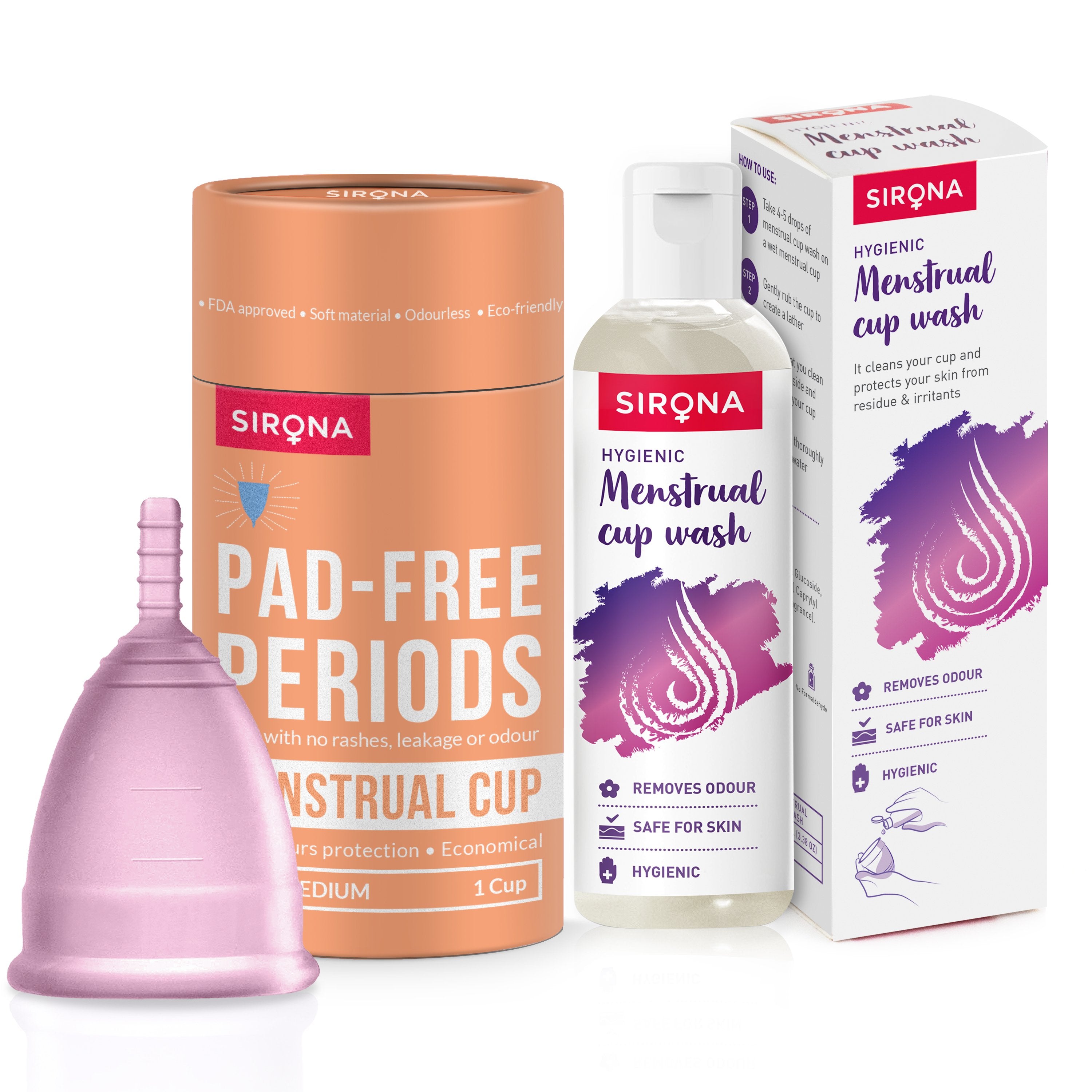 Sustainable Menstruation Kit – Small/Medium/Large