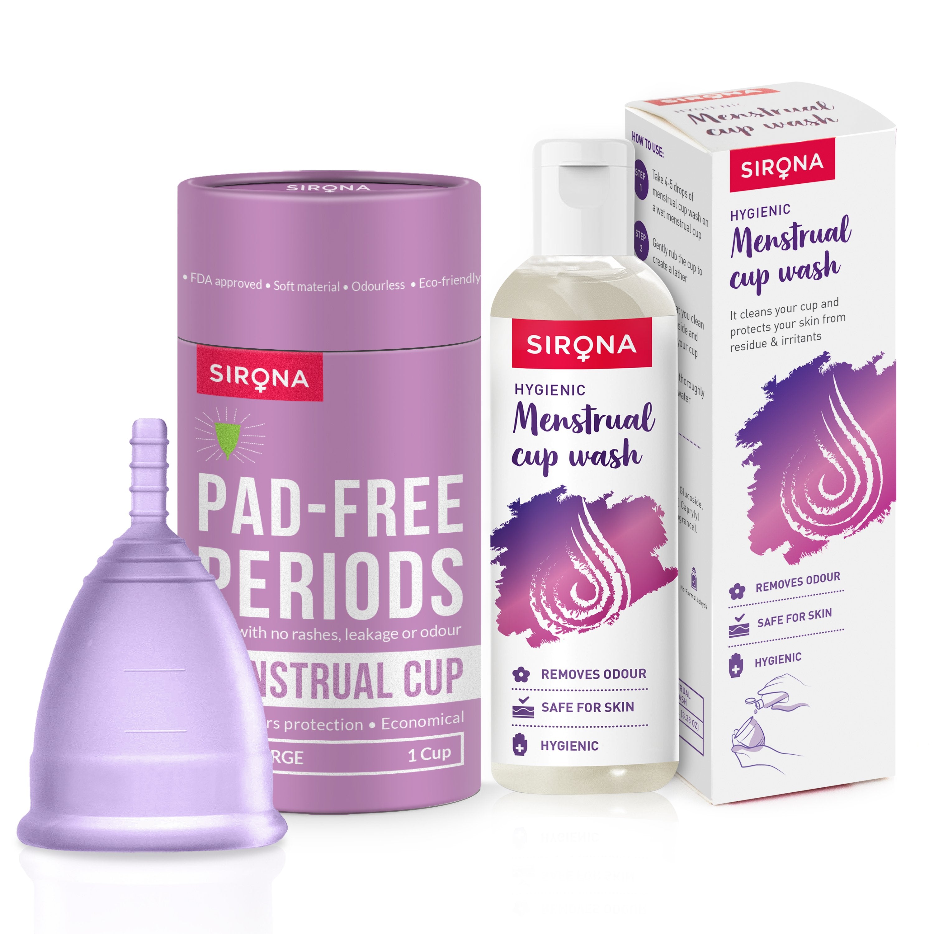 Sustainable Menstruation Kit – Small/Medium/Large