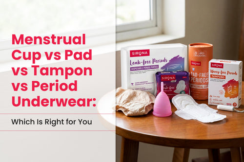 Menstrual Cup vs Pad vs Tampon vs Period Underwear: Which Is Right for You