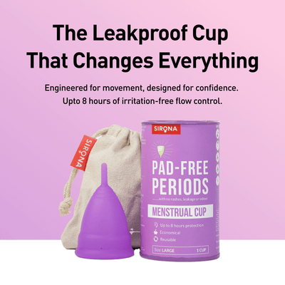 Sirona Reusable Menstrual Cup with Pouch - under development