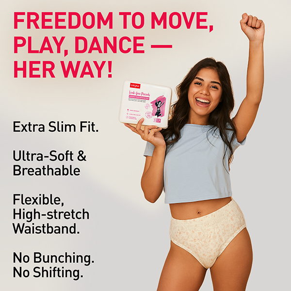 Disposable Teens Period Pants - Pack of 5