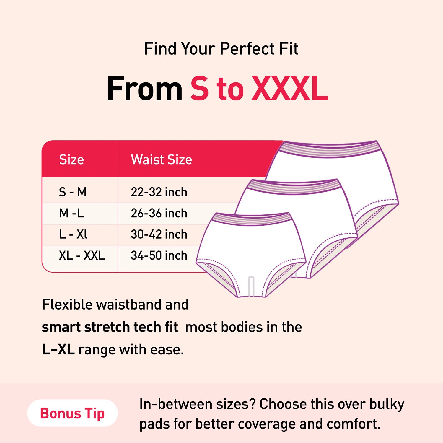Disposable Period Panties for Women