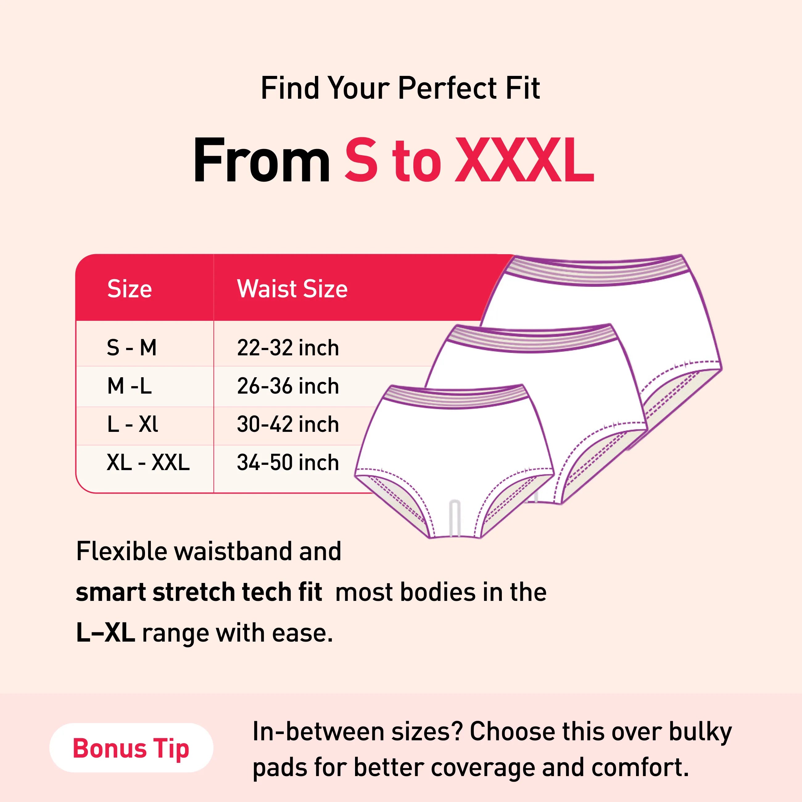 Disposable Period Panties for Women